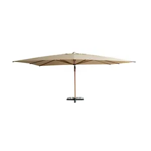 C OMBRELLONE DEC C/ROT ALL LEGNO BIG CAPRI 3X3M SABB