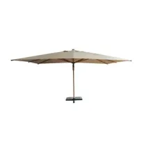 C OMBRELLONE DEC C/ROT ALL LEGNO BIG CAPRI 3X4M SABB