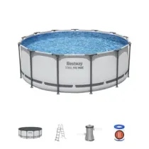 PISCINA STEEL PRO C/TELAIO E POMPA D 396X122 5618W