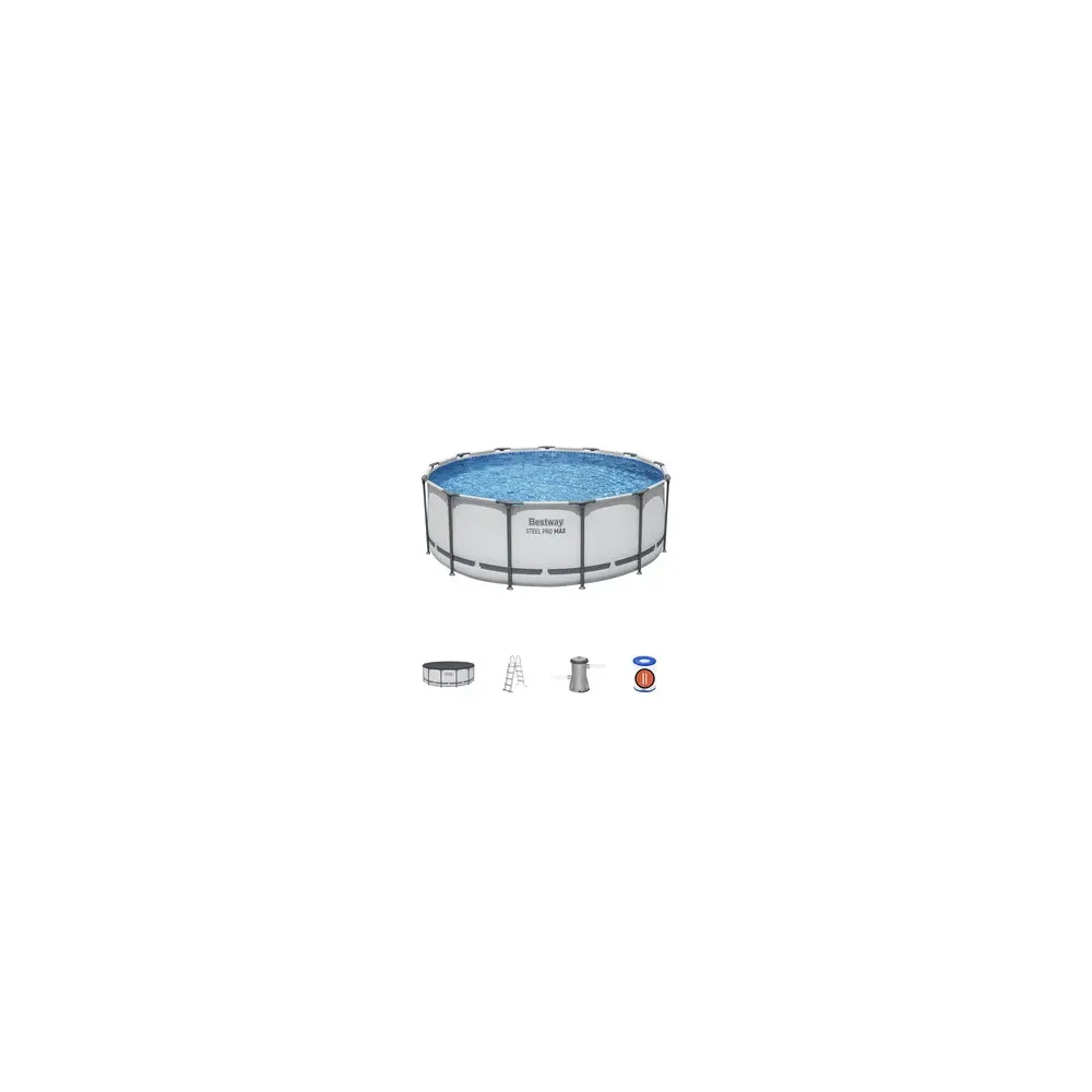PISCINA STEEL PRO C/TELAIO E POMPA D 396X122 5618W