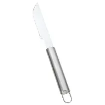 C  COLTELLO INOX SATINATO P/BARBECUE STEELFIRE (6,0 PZ)