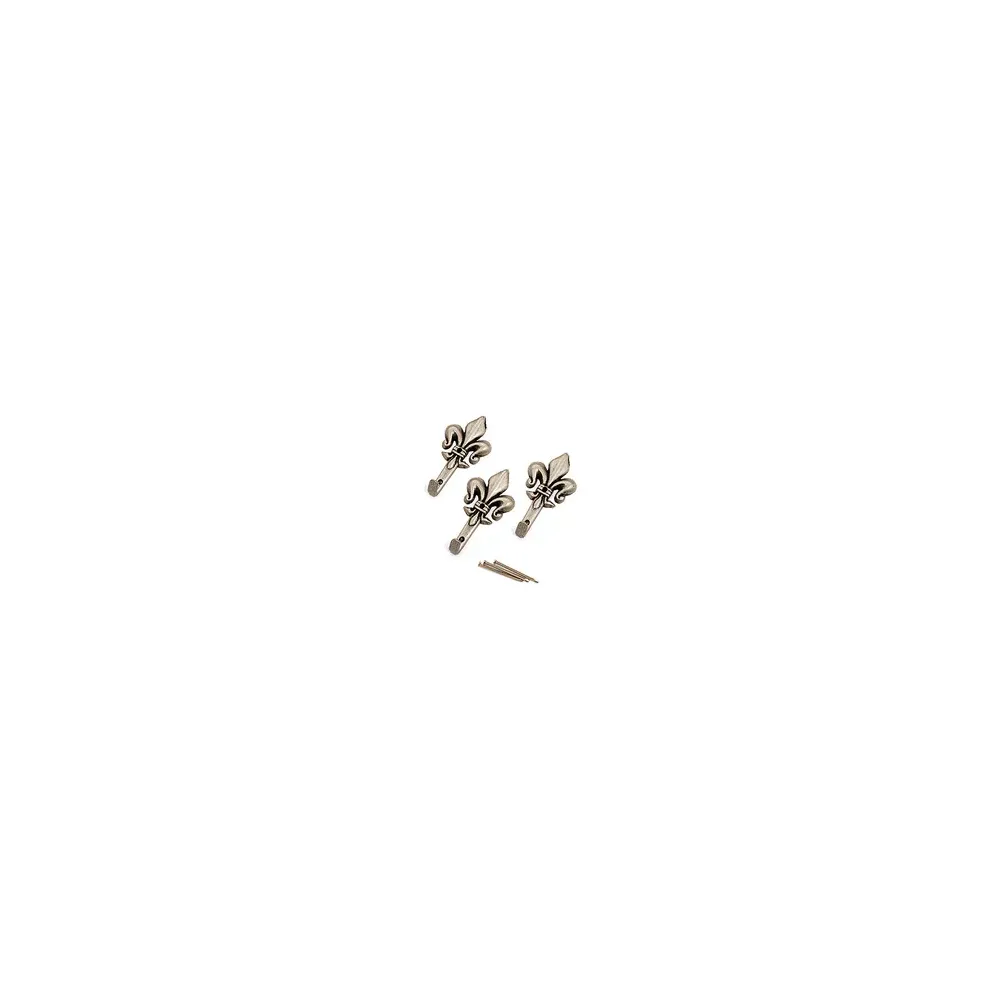 GANCIO P/QUADRO GIGLIO 47 MM ARGENTO BL 3 PZ (12,0 CF)