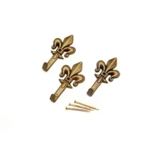 GANCIO P/QUADRO GIGLIO 47 MM BRONZO BL 3 PZ (12,0 CF)