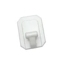 GANCIO ADESIVO GIGANTE PLASTICA BIANCO BL 1 PZ (12,0 CF)