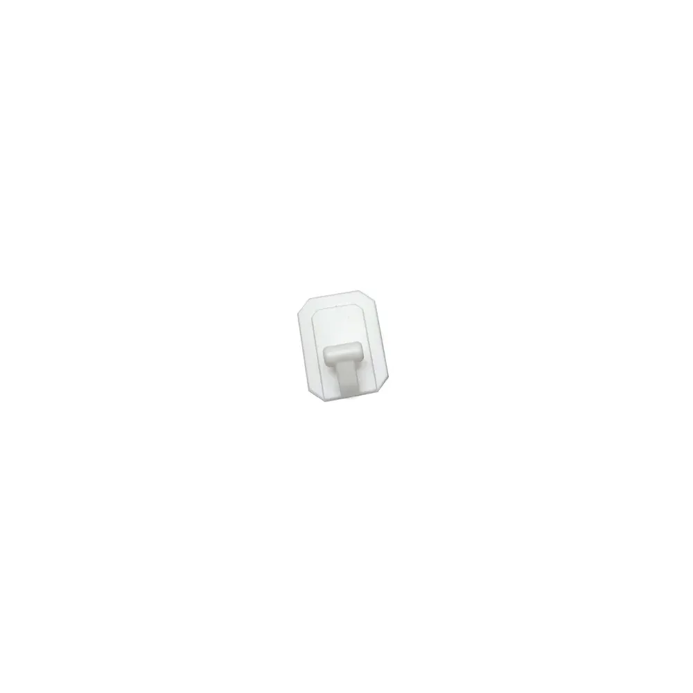 GANCIO ADESIVO GIGANTE PLASTICA BIANCO BL 1 PZ (12,0 CF)