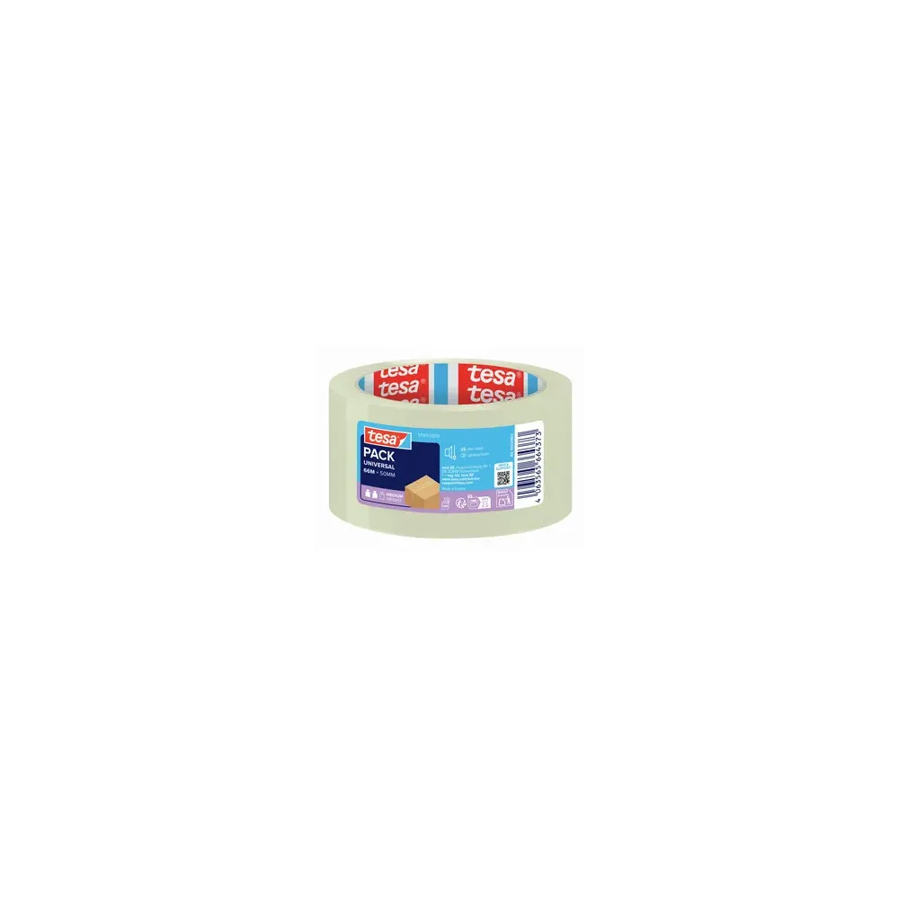 NASTRO IMBALLO ACRILICO TESA 50MMX66M TRASPARENTE (36,0 PZ)