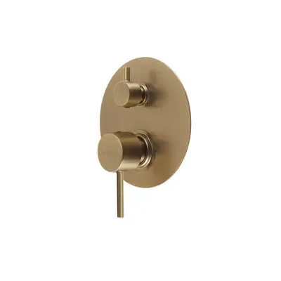 GEDY SERIE GARDA INCASSO DOCCIA C/ DEVIAT ORO MATT