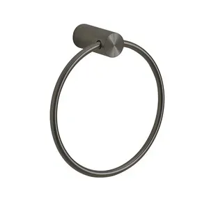 GEDY ANDE GUN METAL PORTASALVIETTE AD ANELLO