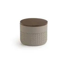 GEDY THEA CONTENITORE GRIGIO/NATURALE SCURO