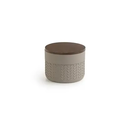 GEDY THEA CONTENITORE GRIGIO/NATURALE SCURO