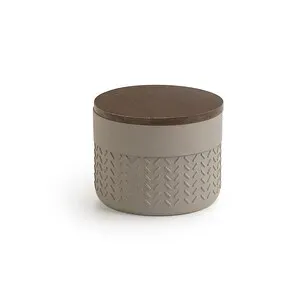 GEDY THEA CONTENITORE GRIGIO/NATURALE SCURO