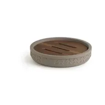 GEDY THEA PORTASAPONE GRIGIO/NATURALE SCURO