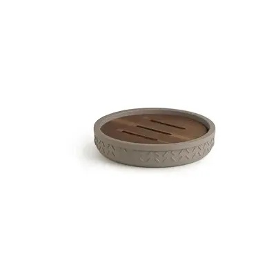 GEDY THEA PORTASAPONE GRIGIO/NATURALE SCURO