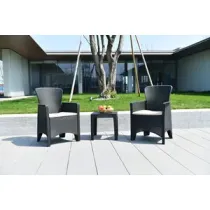 C SET 3 PZ SALOTTINO GRAFITE BALCO URBAN