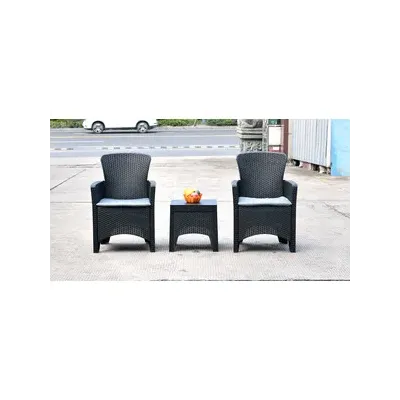 C SET 3 PZ SALOTTINO GRAFITE BALCO NATURA