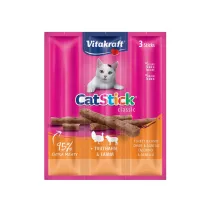 ALIMENTO PER GATTI 'CAT-'STICK MINI' gusto tacchino e agnello - cf. 18 gr.