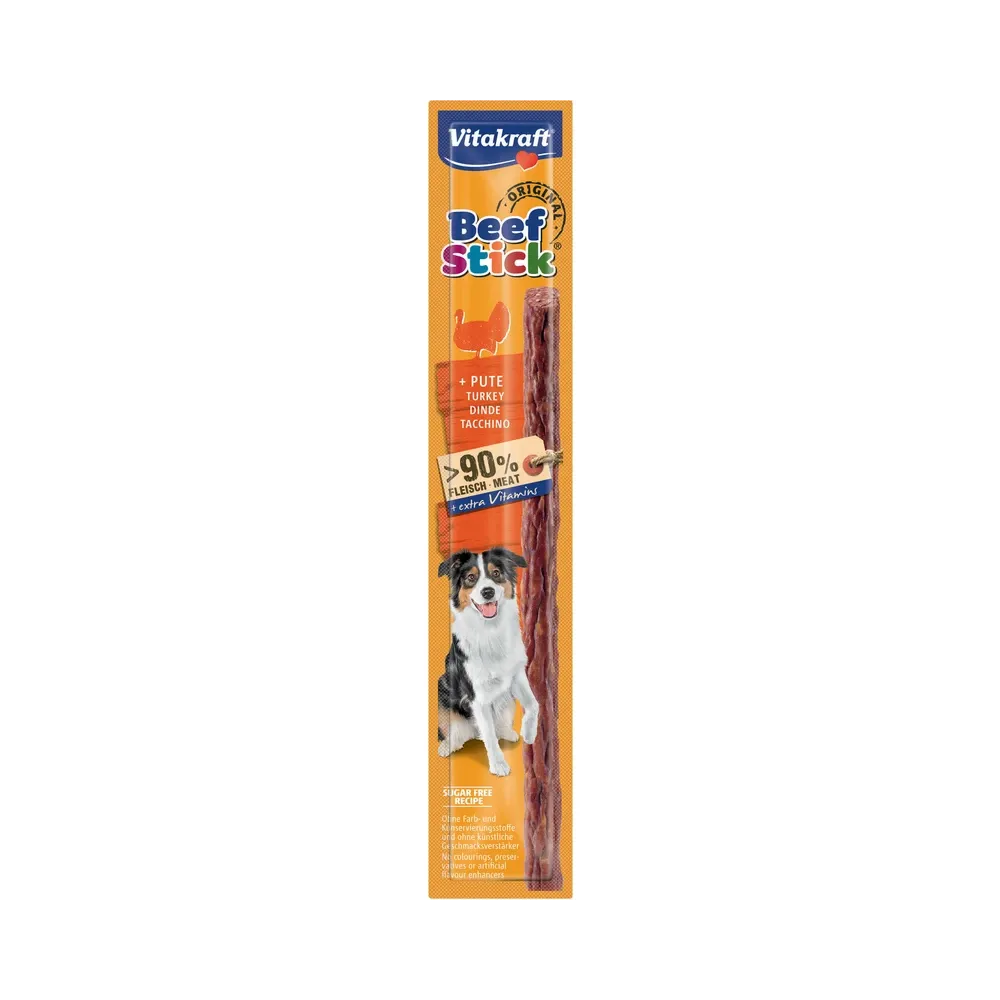 ALIMENTO STICK CANE 'BEEF STICK' gusto tacchino