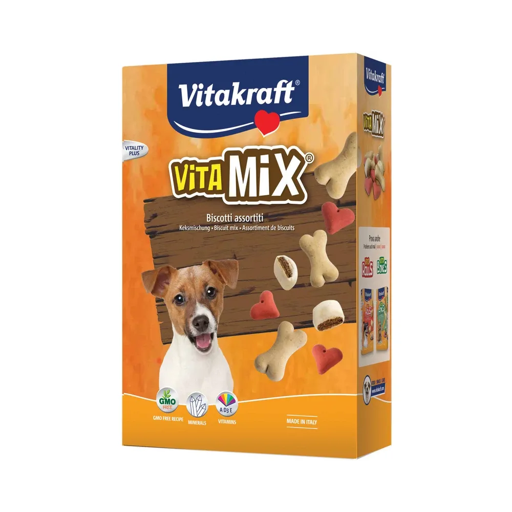 BISCOTTI PER CANE 'vita mix' 3 gusti misti - cf. 300 gr.
