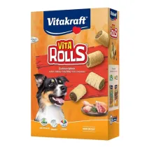BISCOTTI PER CANE 'vita rolls' alla carne - cf. 400 gr.