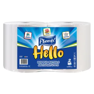 BOBINA CARTA 'PHOENIX HELLO' Kg 0,487 a rotolo circa (prezzo singolo rotolo) (2 RT)