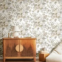 CARTA DA PARATI BOUQUET FLEURI BEIGE