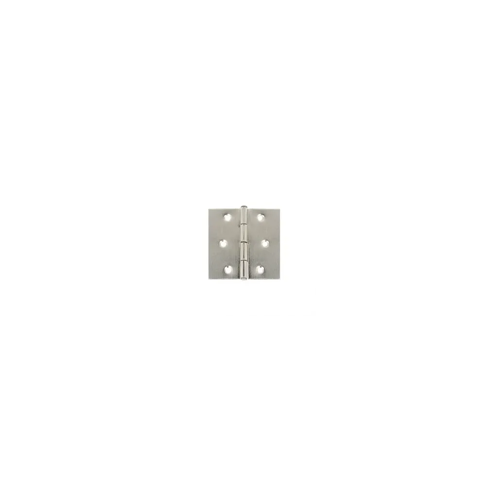 CERNIERE QUADRATE NICHELATE 30X30MM pz2
