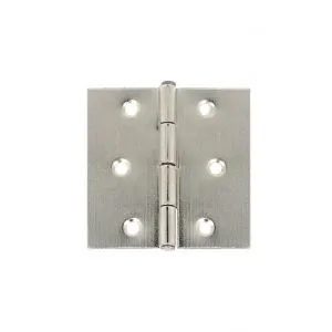 CERNIERE QUADRATE NICHELATE 40X40MM pz2