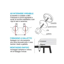 CERNIERE UNIVERSALI PER WC IN LEGNO
