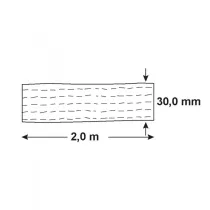 CINGHIA SOLLEVAMENTO 1000KG APERTA 30X2000MM