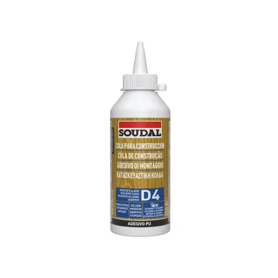 COLLA VINILICA POLIURETANICA D4 SOUDAL 750GR
