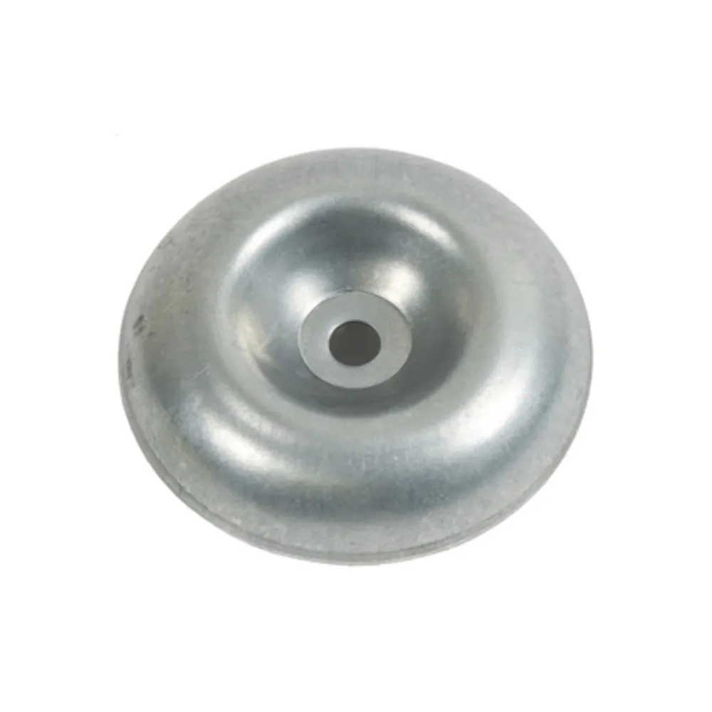 COPPA FISSA IN ACCIAIO Ø esterno mm 100 - foro mm 10,00 (5 PZ)