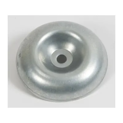 COPPA FISSA IN ACCIAIO Ø esterno mm 80 - foro mm 8,00 (5 PZ)