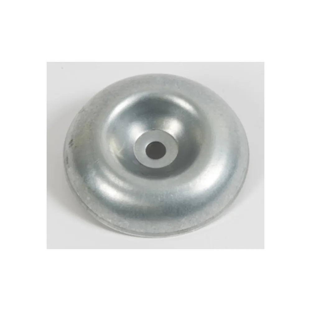 COPPA FISSA IN ACCIAIO Ø esterno mm 80 - foro mm 8,00 (5 PZ)