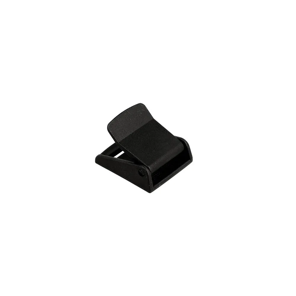 FIBBIE A MORSETTO IN PLAST. NERA 25 MM 2 PEZZI