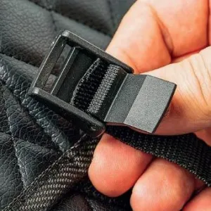 FIBBIE A MORSETTO IN PLAST. NERA 32 MM 2 PZ.
