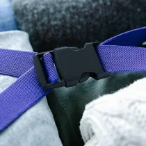 FIBBIE A SCATTO IN PLAST. NERA  32 MM 2 PEZZI
