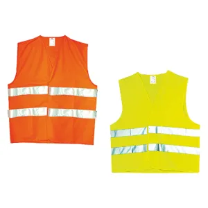GILET ALTA VISIBILITA' taglia L -arancio