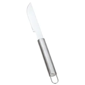 C  COLTELLO INOX SATINATO P/BARBECUE STEELFIRE (6,0 PZ)