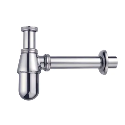 SIFONE BOTTIGLIA 1 1/4"ACCIAIO CROM