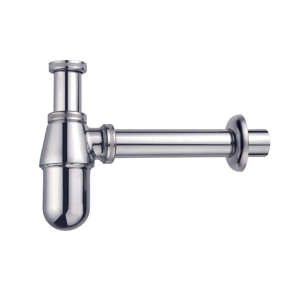 SIFONE BOTTIGLIA 1 1/4"ACCIAIO CROM