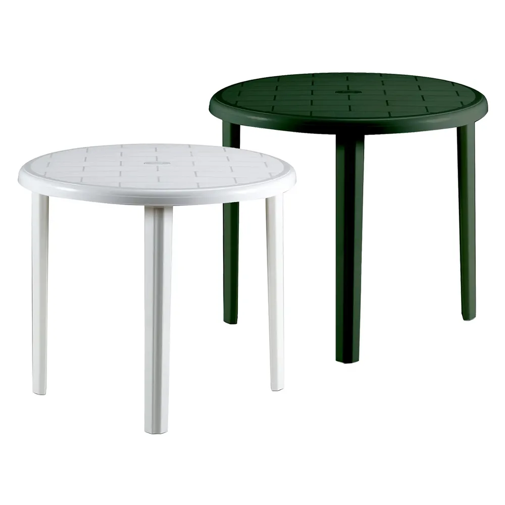 TAVOLO IN POLIPROPILENE 'TONDO' verde