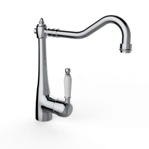 MISCELATORE RETRO' LAVABO-LAVELLO CROM CERAMICA
