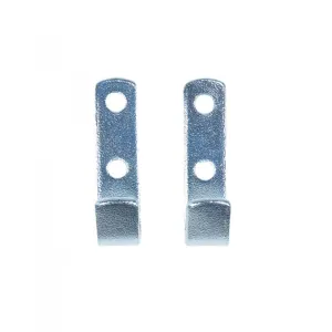GANCIO PIATTO ZINCATO DA PARETE 12 X 50MM PZ 2
