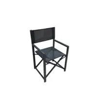 C SEDIA REGISTA IN ALLUMINIO ALU STAGE NERO (2,0 PZ)