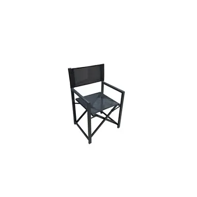 C SEDIA REGISTA IN ALLUMINIO ALU STAGE NERO (2,0 PZ)