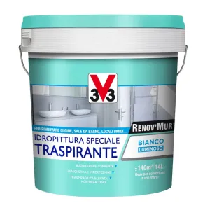 V33 RENOVMUR TRASPIRANTE BIANCO OPACO LT.4