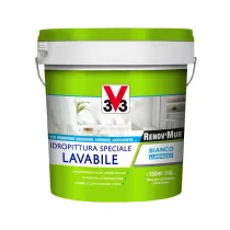 V33 RENOVMUR LAVABILE BIANCO OPACO LT.14