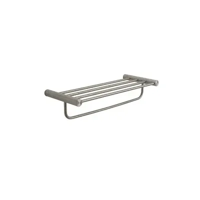 GEDY ANDE SPAZZOLATO PORTASALVIETTE DOPPIO H 12,5 CM