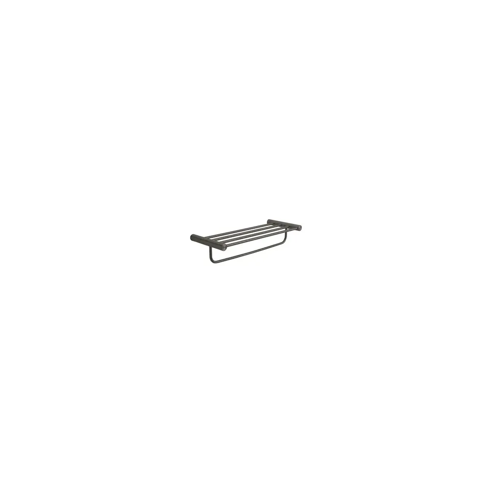 GEDY ANDE GUN METAL PORTASALVIETTE DOPPIO H 12,5 CM