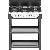 CUCINA 5 FUOCHI 2 MENSOLE 65X49XH.92 CM NERO